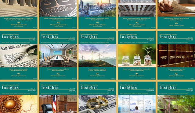 Collage of Willamette Insights cover pages